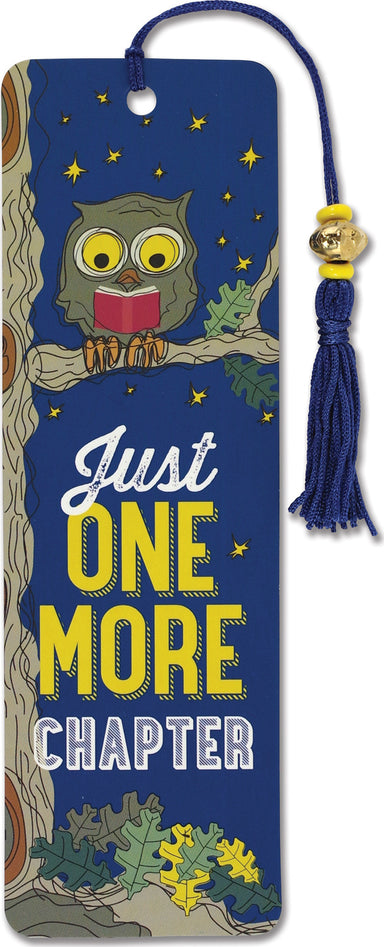 Just One More Chapter Beaded Bookmark