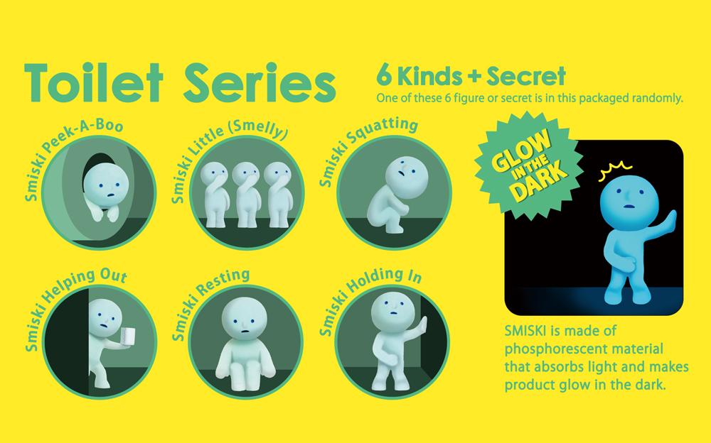 Smiski Minifigure Toilet Series