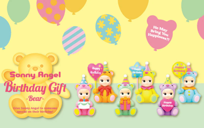 Sonny Angel Birthday Gift Bear
