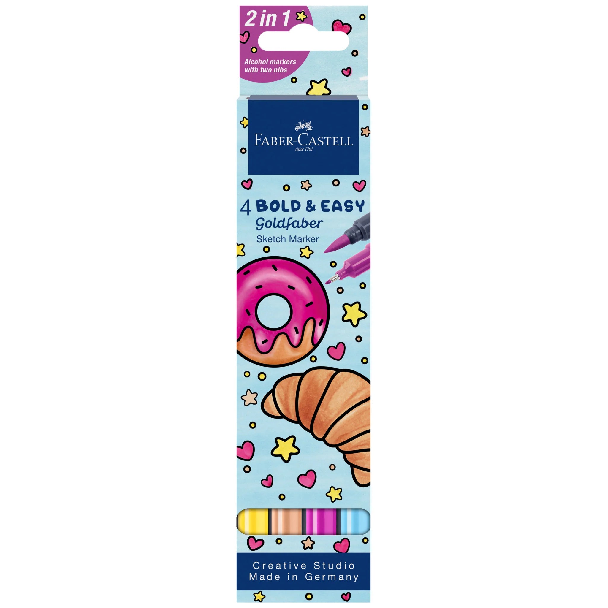 4ct Goldfaber Bold and Easy Sketch Markers - Sweets