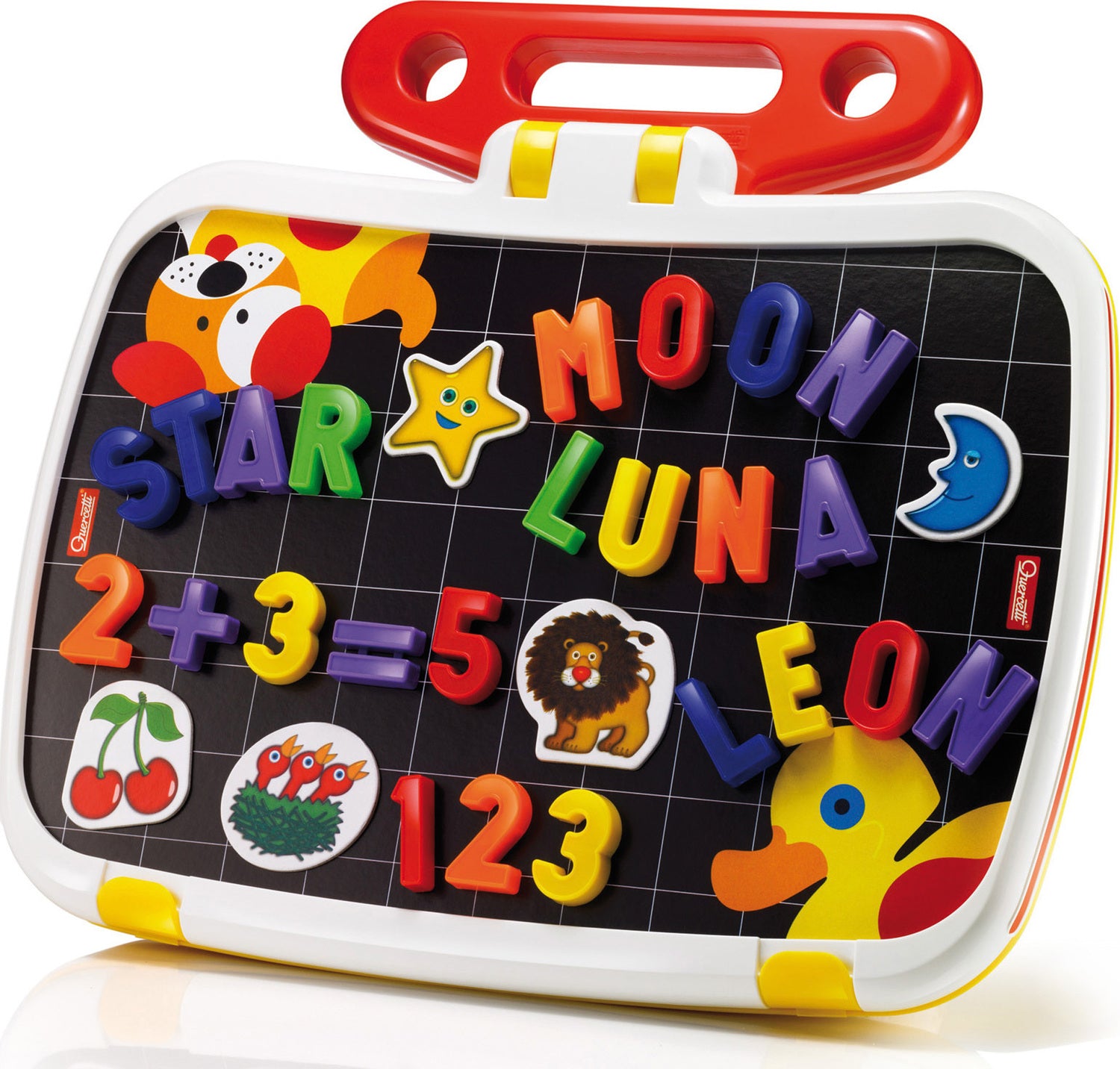 Combi ABC & 123 magnetic numbers & letters case