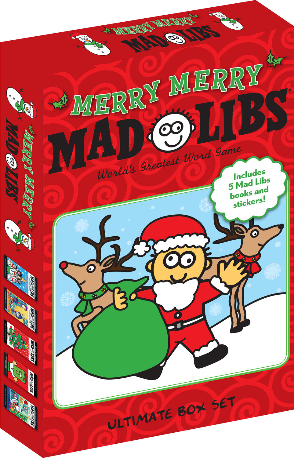 Merry Merry Mad Libs Gift Box: Includes over 100 Stories and Stickers