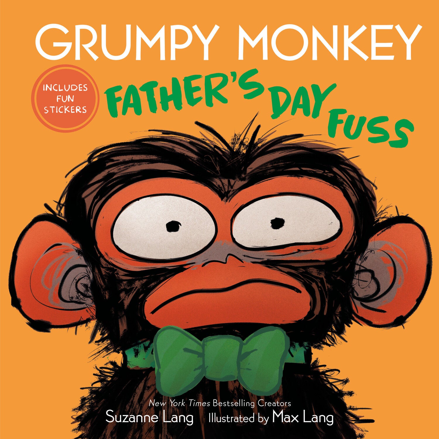 Grumpy Monkey Father's Day Fuss: Includes Fun Stickers!