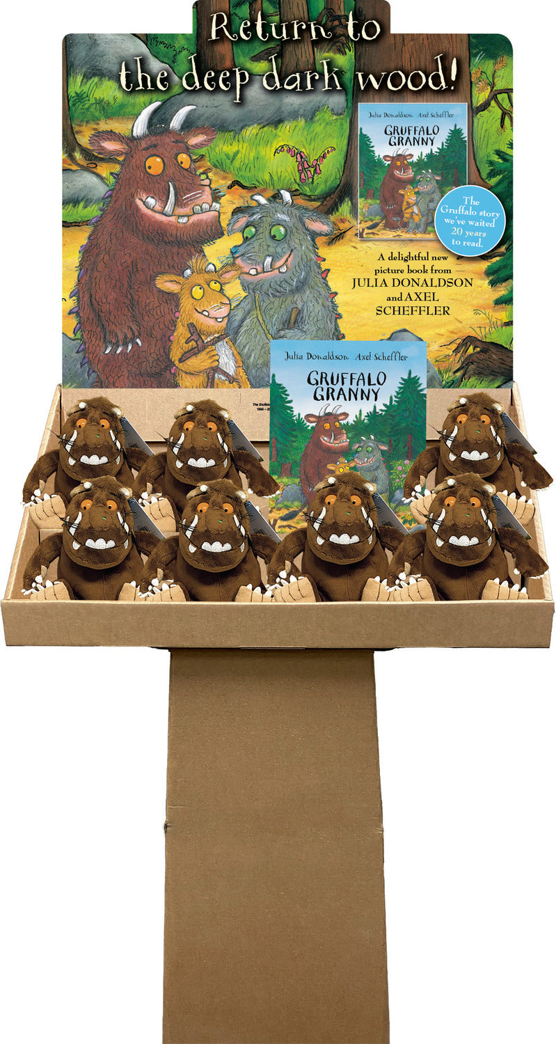 Gruffalo Granny 8-Copy Floor Display w/ Plush