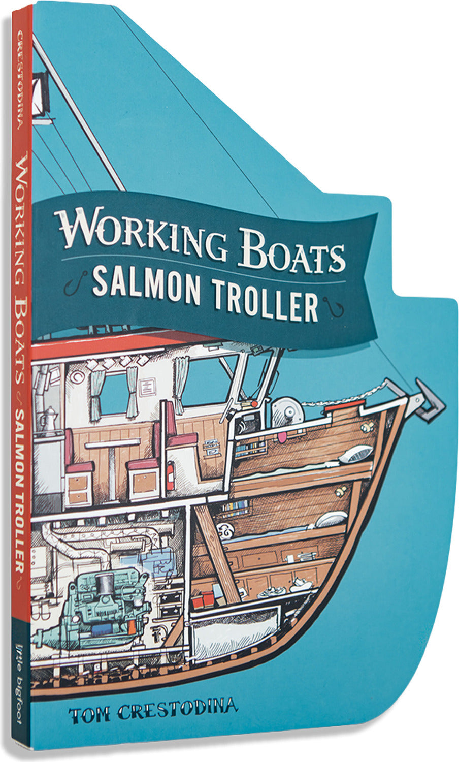 Working Boats: Salmon Troller (Board Book): A Look-Inside Book