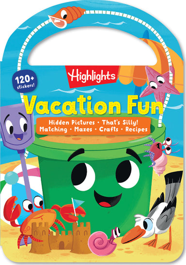 Vacation Fun: Kids Travel Activity Book for Ages 36 with Over 120 Stickers, Puzzles, Crafts and Games for Road Trips, Vacations and Travel