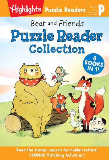 Bear and Friends Puzzle Reader Collection: Level P 6-in-1 Story Collection for Beginner Readers, Early Reading Kids Books with Fun Puzzles