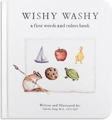 Wishy Washy: Imitation Book Featuring First Words and Colors