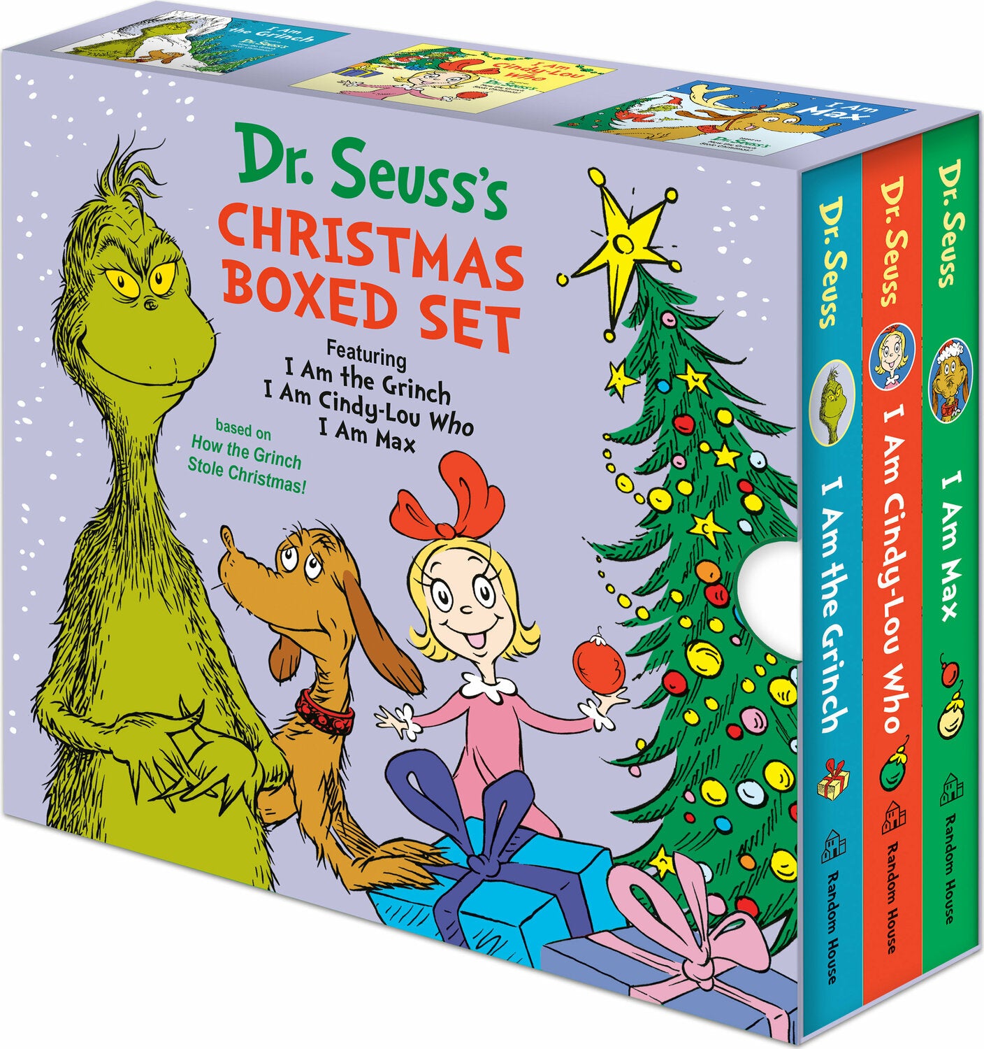 Dr. Seuss's Christmas 3-Book Boxed Set: I Am the Grinch, I Am Cindy-Lou Who; I Am Max: Based on How the Grinch Stole Christmas