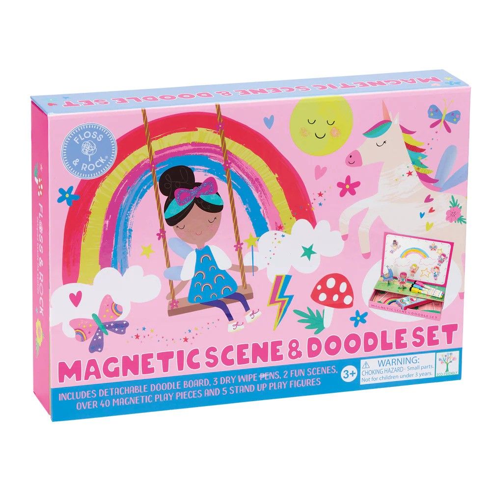 Rainbow Fairy Magnetic Scene and Doodle Set