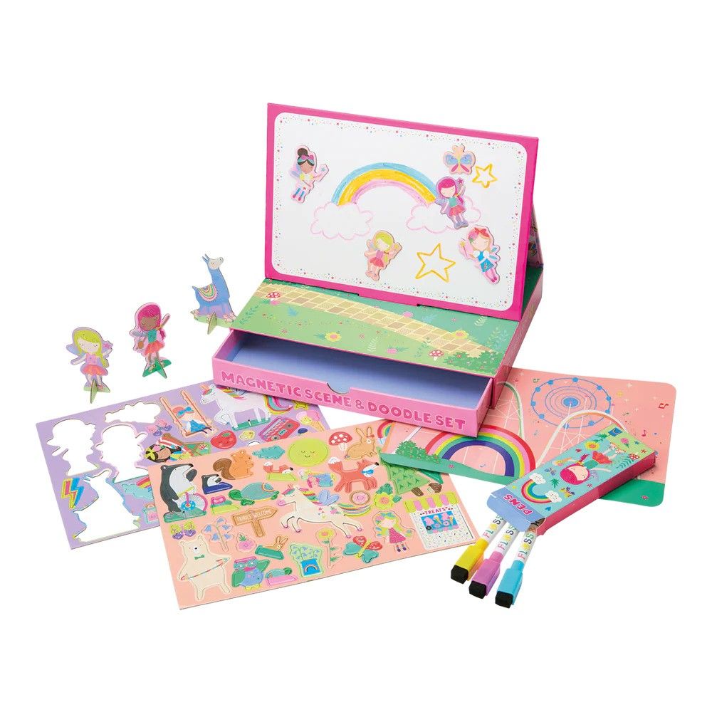 Rainbow Fairy Magnetic Scene and Doodle Set