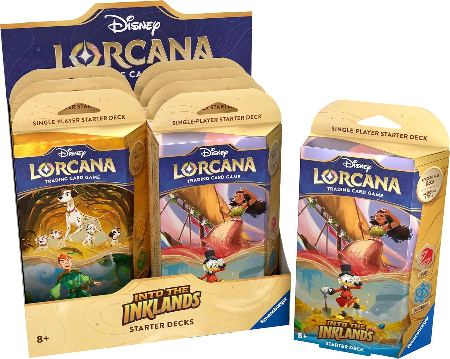 lorcana set 3 cards Disney Lorcana: Into the Inklands Starter Deck