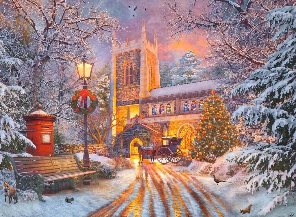 Glow in the Dark: Magical Christmas Puzzle (500 pc)