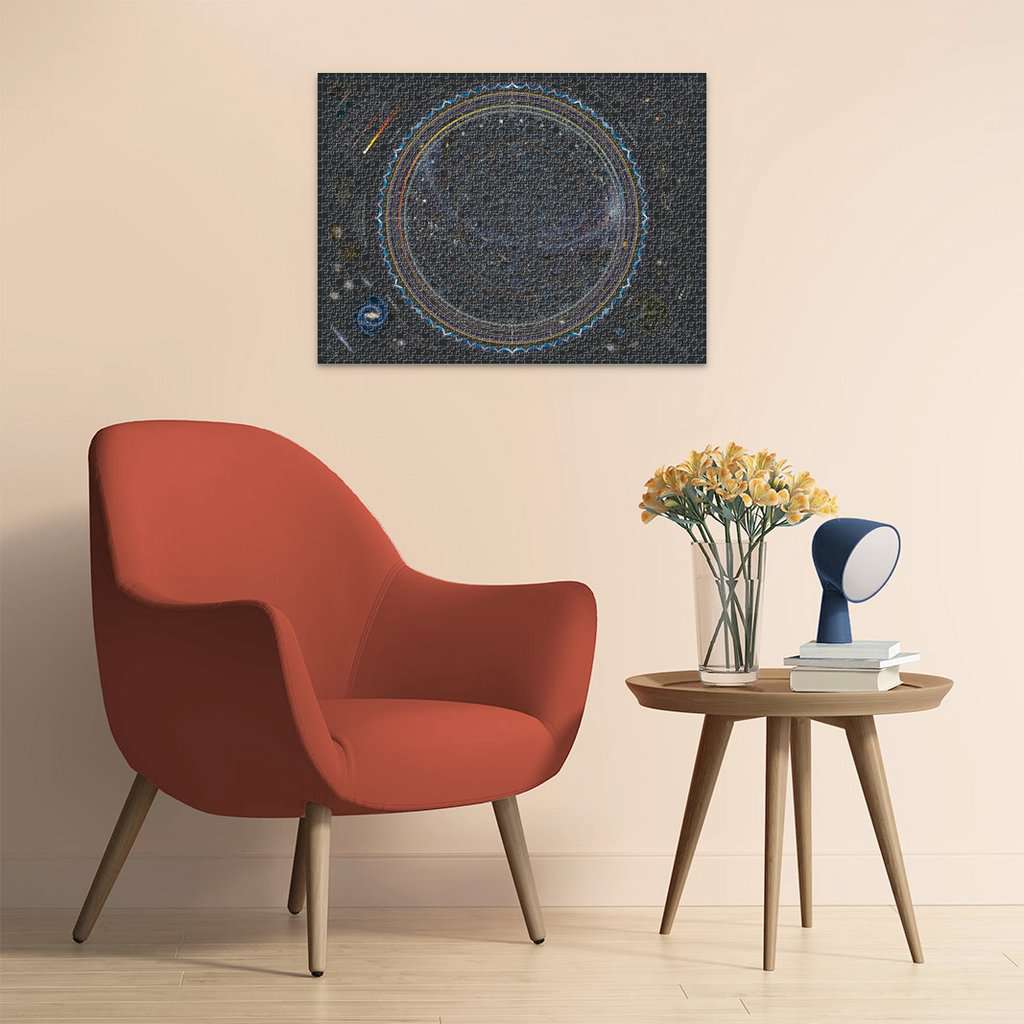 Jigsaw Puzzle Map of the Universe - 1500 Pieces Puzzle