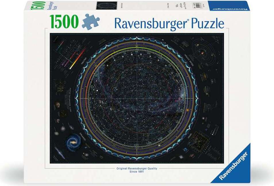 Jigsaw Puzzle Map of the Universe - 1500 Pieces Puzzle