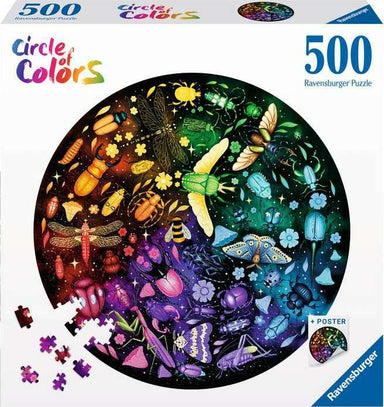 Insects 500 Piece Round Puzzle