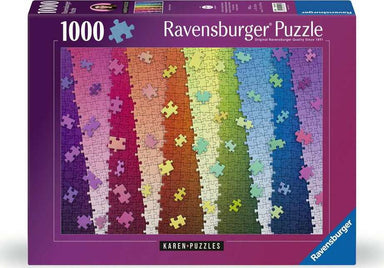 Karen Puzzles: Colors on Colors 1000 Piece Puzzle