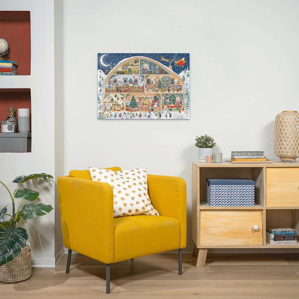 Jigsaw Puzzle Santa's Workshop - 1000 Pieces Puzzle