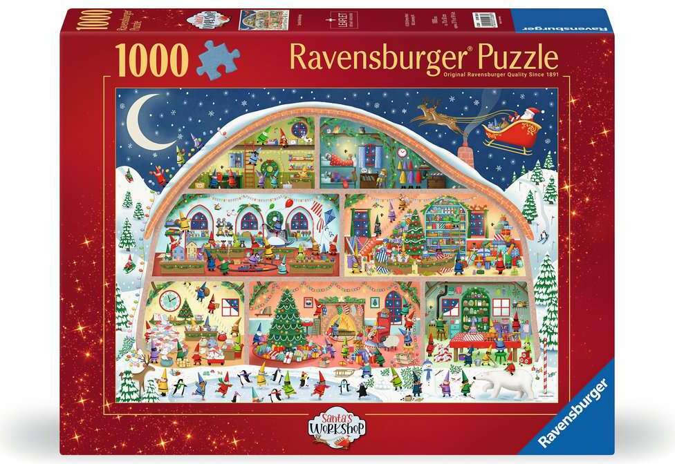 Jigsaw Puzzle Santa's Workshop - 1000 Pieces Puzzle