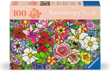 Tiffany Flowers Puzzle (100 pc)