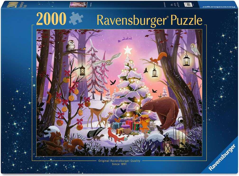 Christmas in the Woods 2000 Pc Puzzle