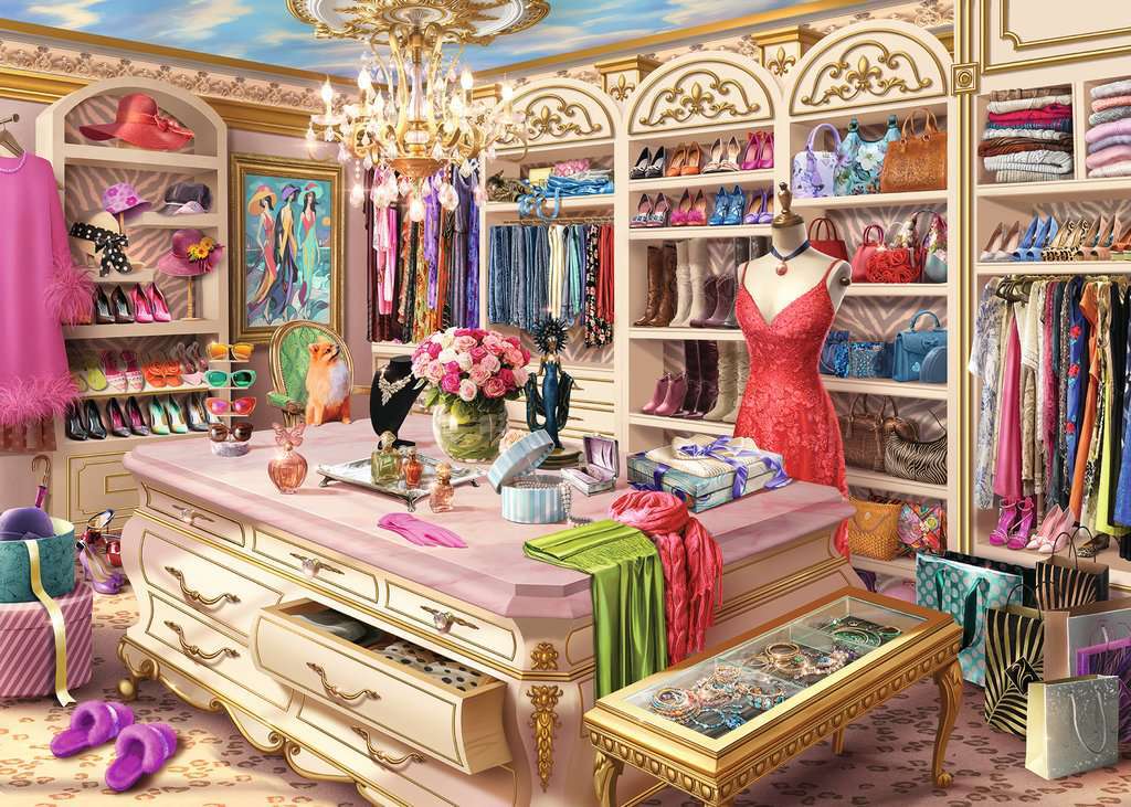The Coveted Closet 1000 Pc Puzzle
