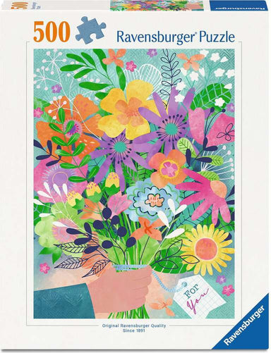 Flowers for You 500 Pc Puzzle vert