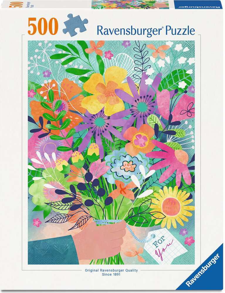 Flowers for You 500 Pc Puzzle vert