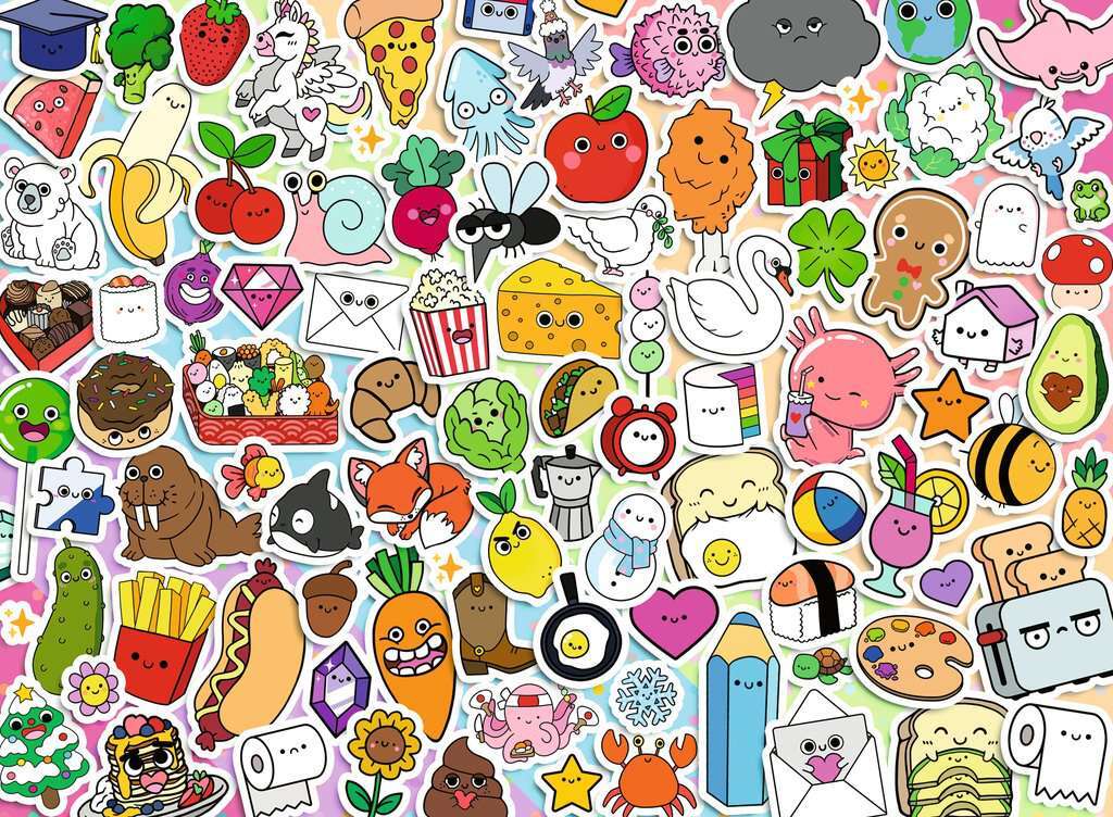 Cute Kawaii Chaos 500 Pc Puzzle