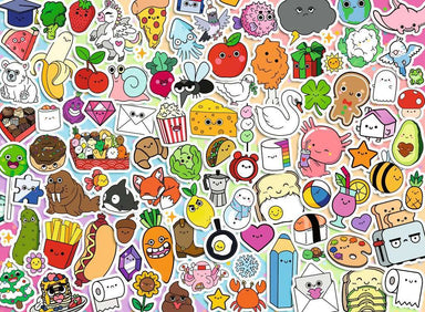 Cute Kawaii Chaos 500 Pc Puzzle