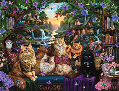 Cat Tail Cottage 2000 Pc Puzzle