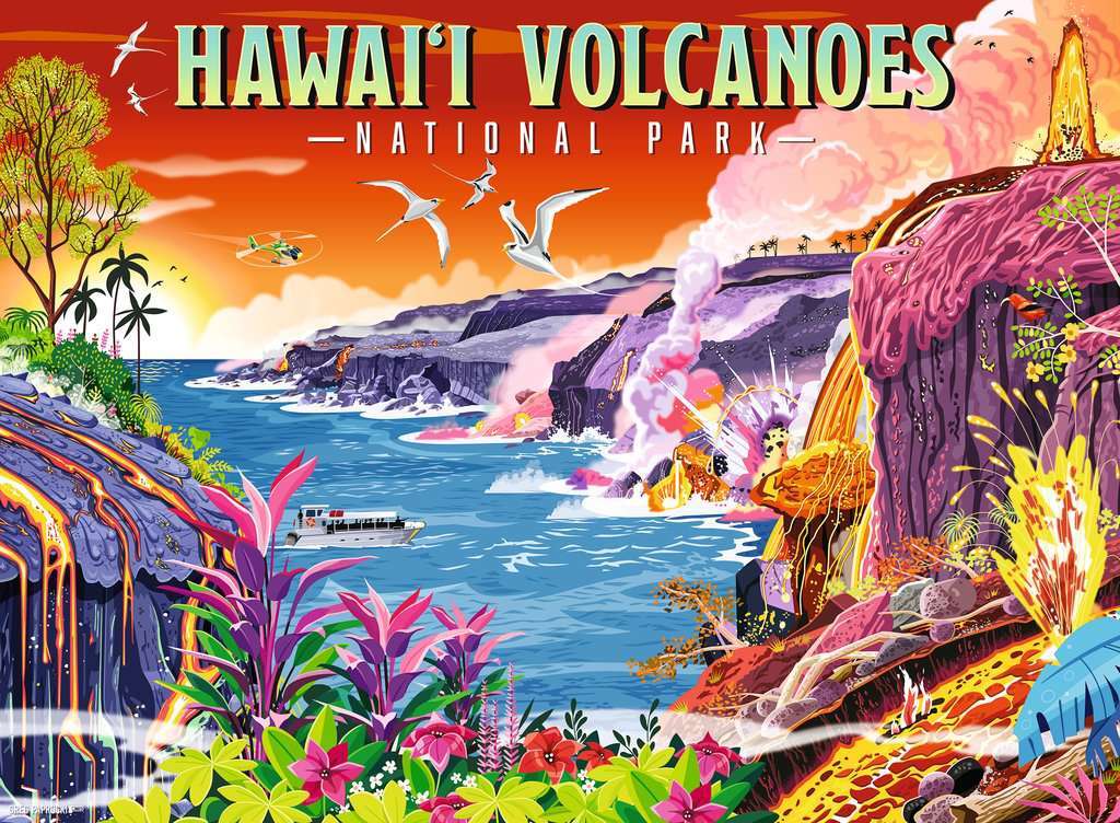 Hawai'I Volcanoes National Park 500 Pc Puzzle