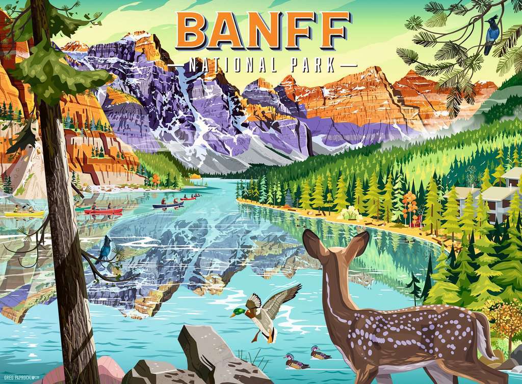 Banff National Park 500 Pc Puzzle