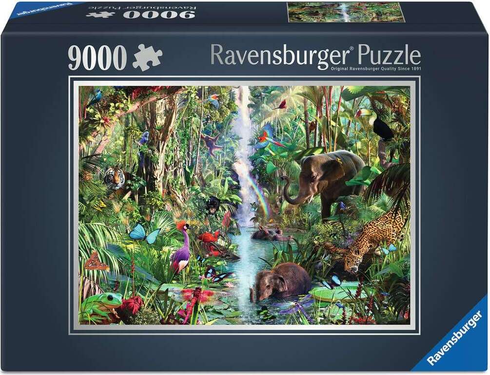 Jungle Animals 9000 Pc Puzzle