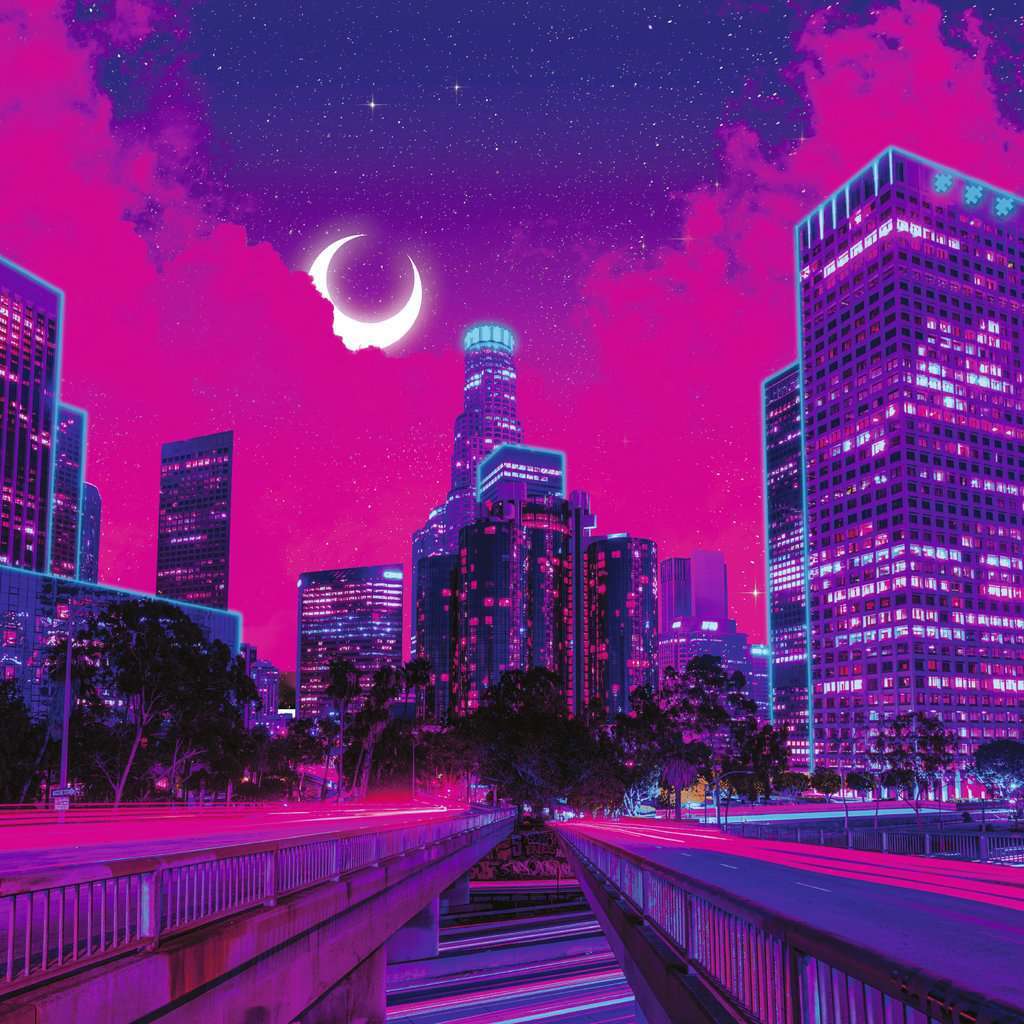 Neon Los Angeles 500 Pc Puzzle