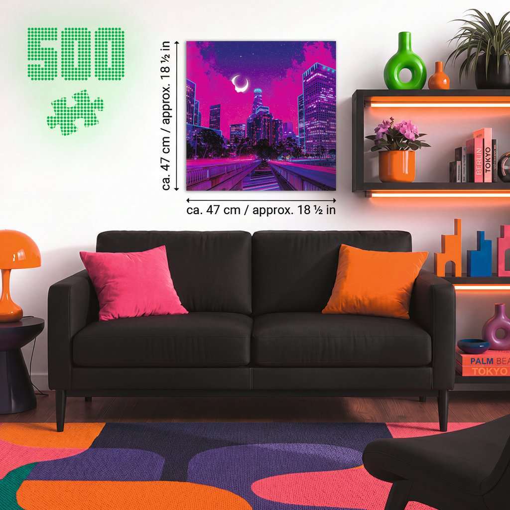 Neon Los Angeles 500 Pc Puzzle