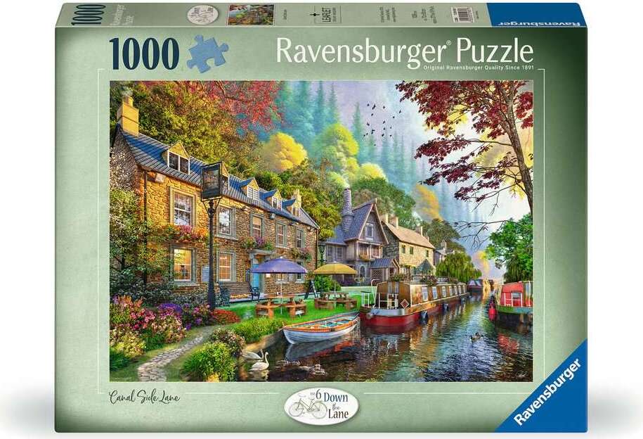 Down Lane No 6: Canal Side Lane 1000 Pc puzzle