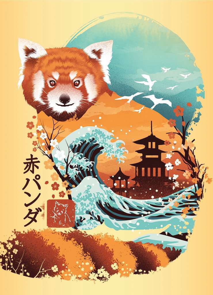 Cat Warrior, Red Panda & Dragon 3x100pc Mini Puzzles
