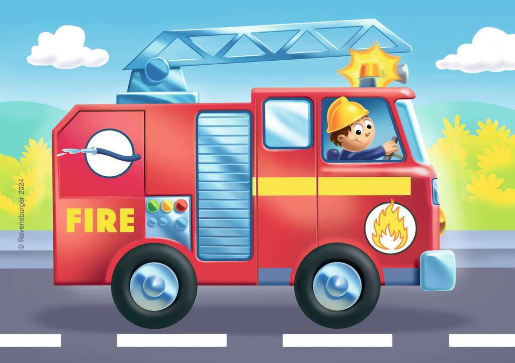 MFP Rescue Vehicles 2,3,4,5 pc Puzzles