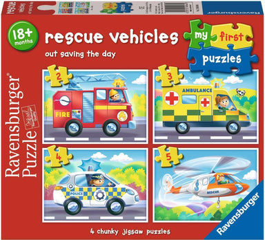 MFP Rescue Vehicles 2,3,4,5 pc Puzzles