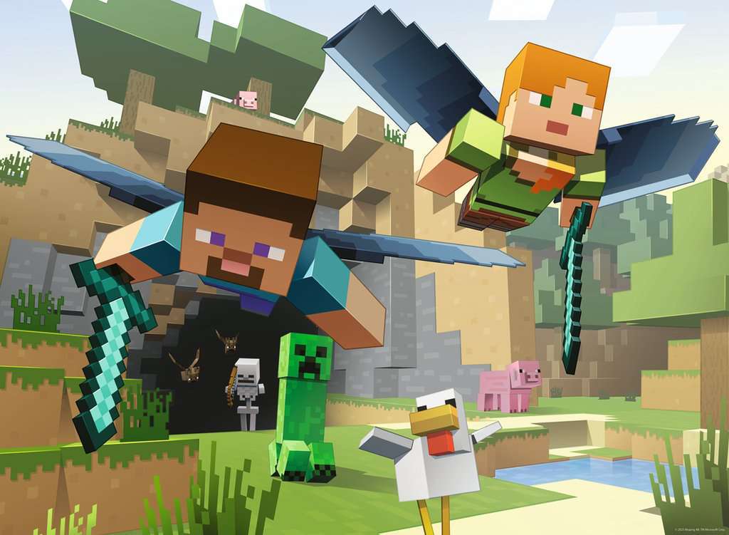 Minecraft Adventures Puzzle (200 XXL pc)