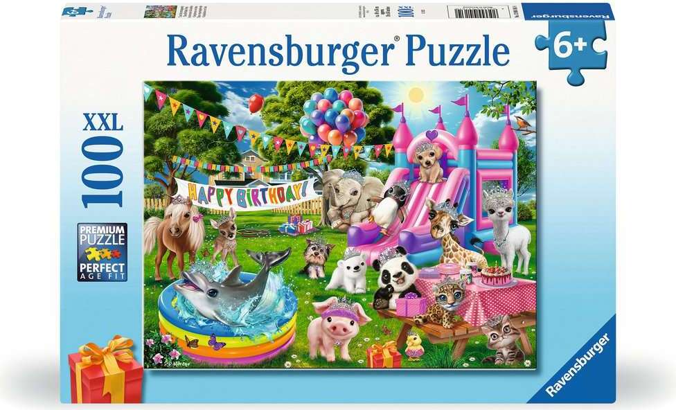 Tiara Birthday Party 100 Pc Puzzle