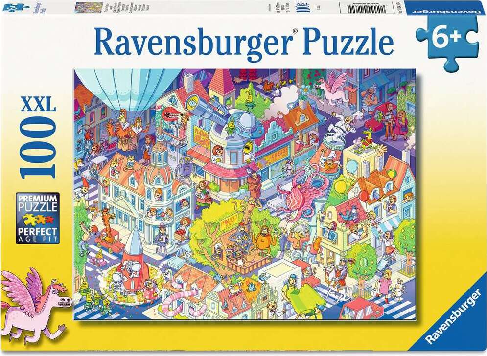 A Day in Chaosville 100 Pc XXL Puzzle
