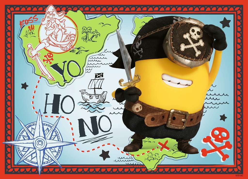Minions 3 Ooops 4x100 Pc Puzzles