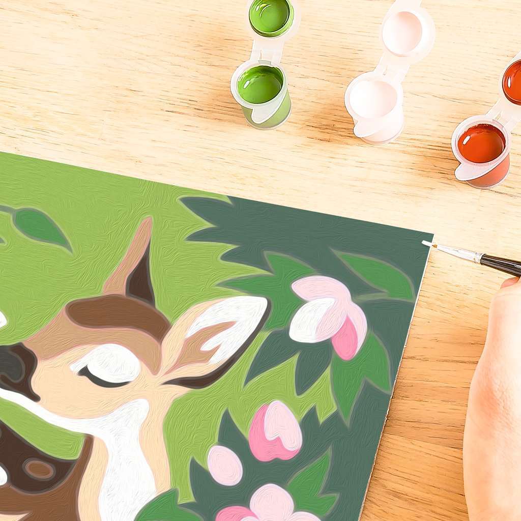 CreArt: Floral Fawn 5x7