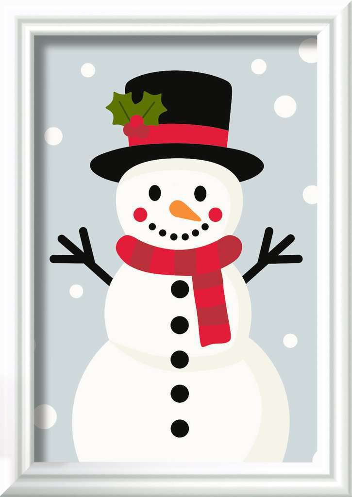 CreArt: Snowman 3x5