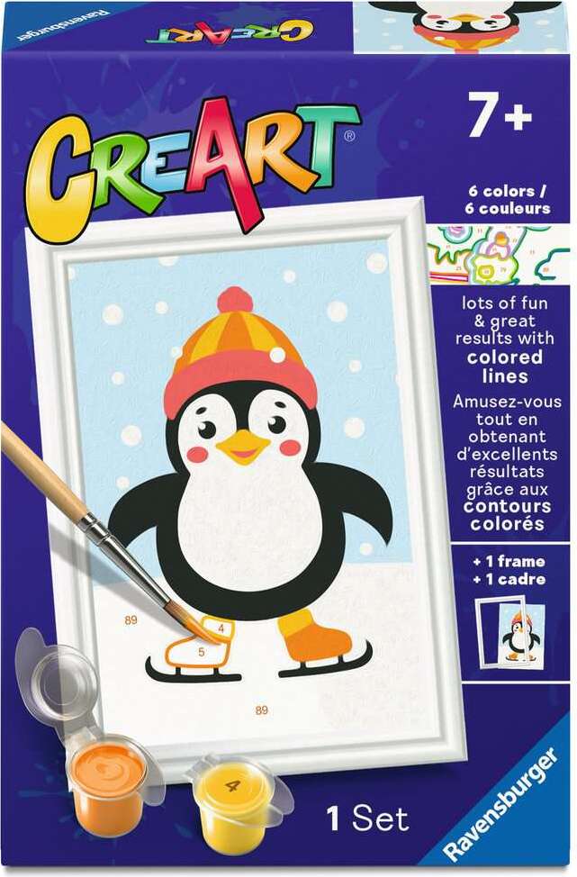 CreArt: Penguin in Snow 3x5