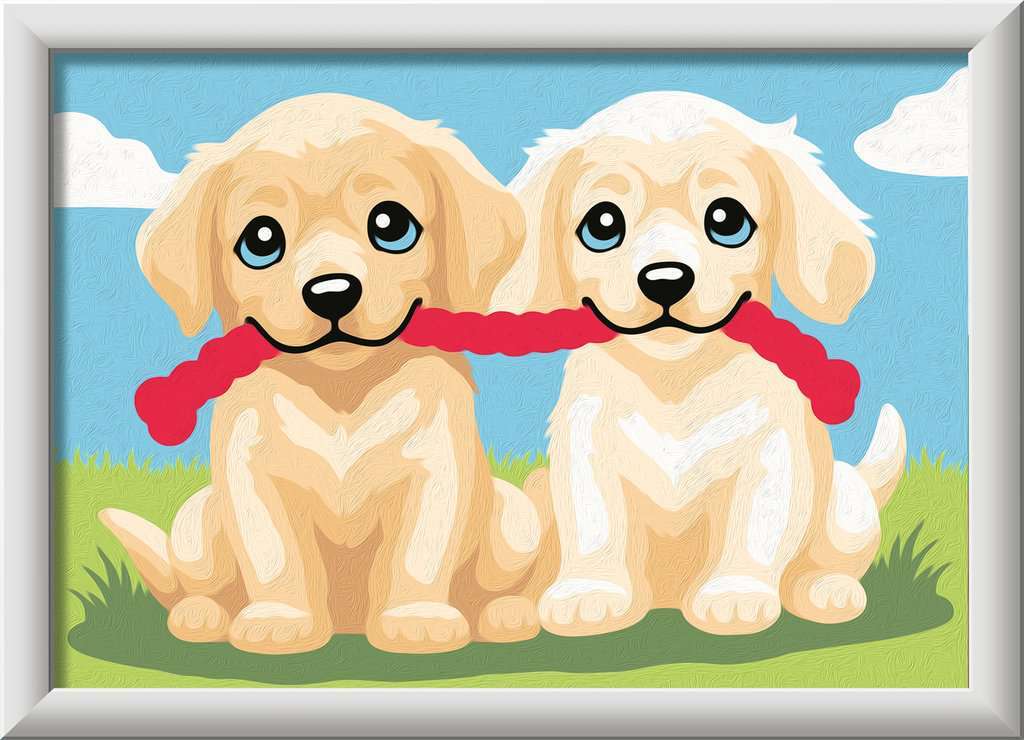 CreArt: Playing Puppies 5x7