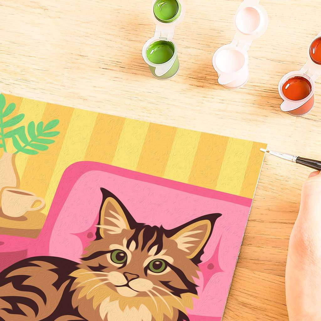 CreArt: Maine Coon Kitten 5x7
