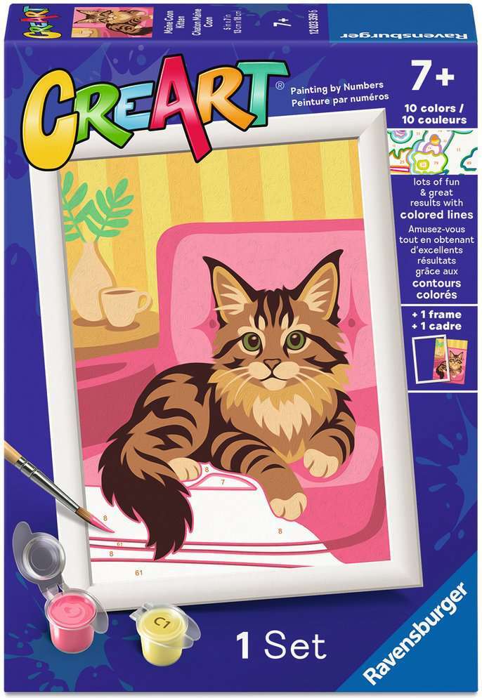 CreArt: Maine Coon Kitten 5x7
